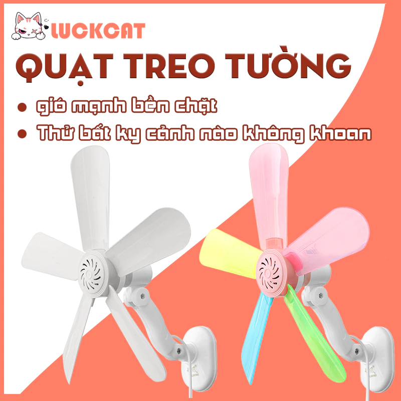 Quạt treo tường & trần, nhà phòng tắm nhà bếp Quạt trần mini, Hướng điều chỉnh 360 độ, chiều dài dây 4,4 mét Giá rẻ.