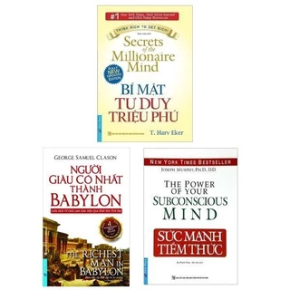 Sách - Combo Sức Mạnh Tiềm Thức - Bí Mật Tư Duy Triệu Phú - Người Giàu Có Nhất Thành Babylon (Bộ 3 Cuốn) - First News