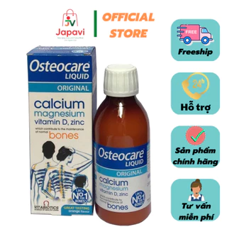 Canxi nước Osteocare Original Liquid 200ml bổ sung canxi và D3 cho bé,bà bầu và người lớn