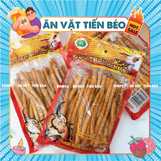 Snack gậy thơm ngon,gậy đuôi bò 3k 360g hương vị bò cay thơm ngon hấp dẫn, đồ ăn vặt cổng trường hot nhất