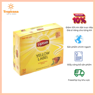 Lipton Nhãn Vàng - Hộp 100 Túi