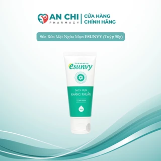 Sữa rửa mặt sạch mụn - Esunvy từ thảo dược, ngăn ngừa mụn đầu đen, mụn ẩn, mụn bọc, mụn cám, da dầu AN CHI