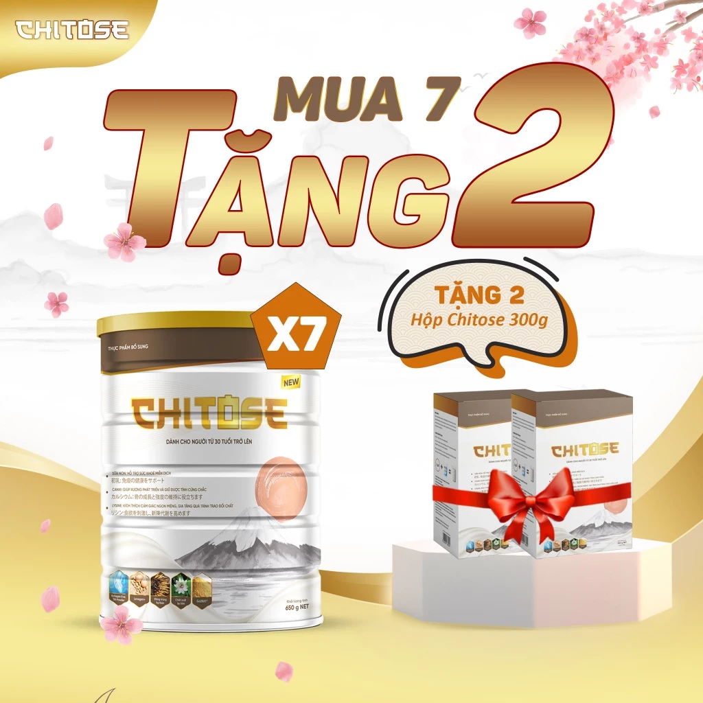 Mua 7 TẶNG 2 Hộp 300G CHITOSE Sữa Dinh Dưỡng Tới Từ Nhật Bản, Hỗ Trợ Sức Khỏe Tăng Cường Miễn Dịch DIASURE Canxi