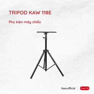 Tripod Kaw 118E - Giá Đỡ Máy Chiếu 3 Chân Di Động, Điều Chỉnh Độ Cao Linh Hoạt