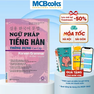 Sách - Ngữ Pháp Tiếng Hàn Thông Dụng Trình Độ Cao Cấp Luyện Thi Topik - Học Kèm App Online