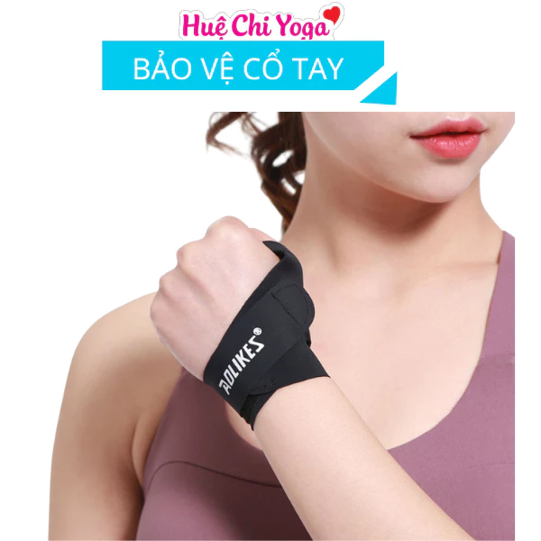 Băng quấn cổ tay, Hỗ trợ bảo vệ khớp cổ tay tập gim, yoga
