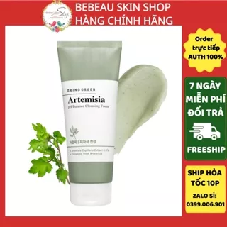 Sữa Rửa Mặt Chiết Xuất Ngải Cứu BRING GREEN ARTEMISIA PH BALANCED CLEANSING FOAM 200ml