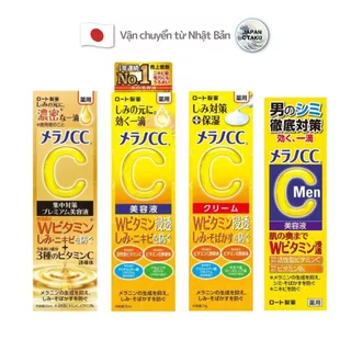 Tinh chất trị nám cao cấp MELANO CC 20ml Vitamin C Cao cấp Tinh chất làm sáng da đậm đặc dành cho nam ROHTO Nhật Bản