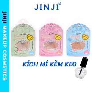 Kích mí lưới kèm keo và dụng cụ gồm 3 kích cỡ chuyên dùng cho makeup JINJI