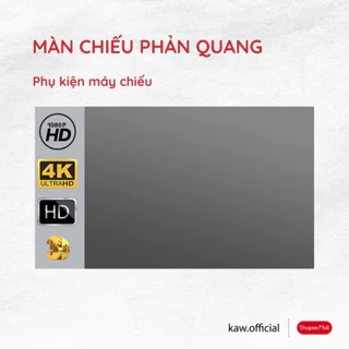 Màn chiếu phản quang Kaw, 100Inch/ 120inch Tỉ Lệ 16:9, Chất Liệu Polyester, Chống Ánh Sáng