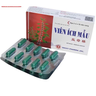 [ Chính hãng ] CAO ÍCH MẪU VIÊN Đại Uy điều kinh, bổ huyết, giảm đau bụng dâu (hộp 20 viên)