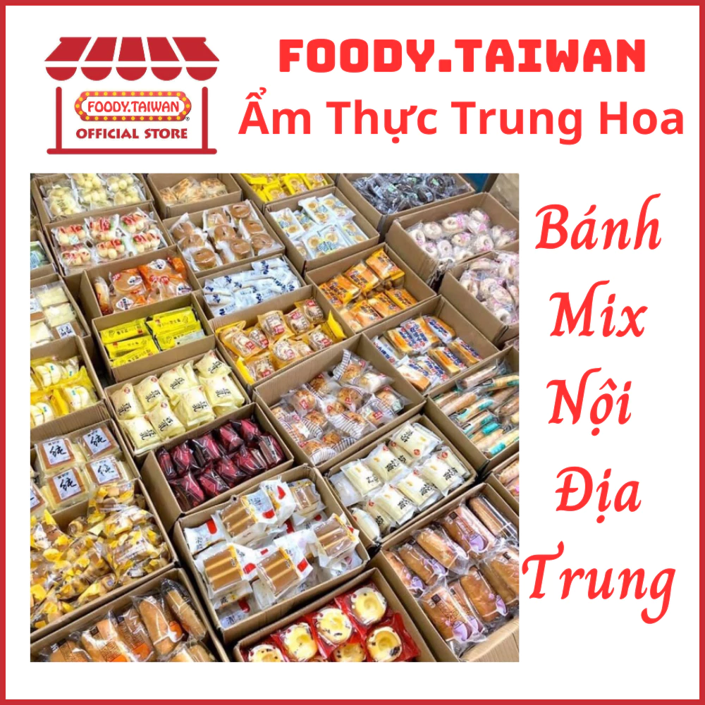 Đồ Ăn Vặt Tổng Hợp Các Loại Bánh Ngọt - Bimbim - Bánh Sữa Chua - Bánh Mix - foody.taiwan