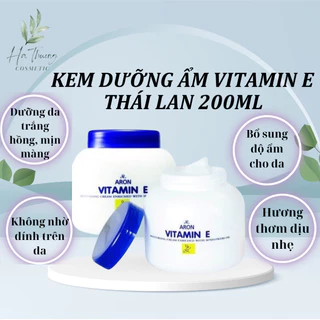 Kem Dưỡng Ẩm Vitamin E Thái Lan 200ML Hàng Chuẩn