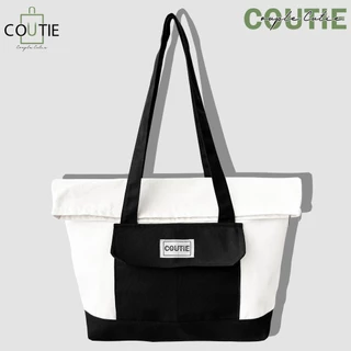 Túi Tote Canvas COUTIE BAG Nắp Gập 2 Lớp – NG2312