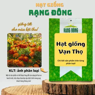 Hạt giống Hoa Vạn Thọ nhiều màu, nhiều loại, trồng chậu hoặc vườn quanh năm - Hạt giống Rạng Đông