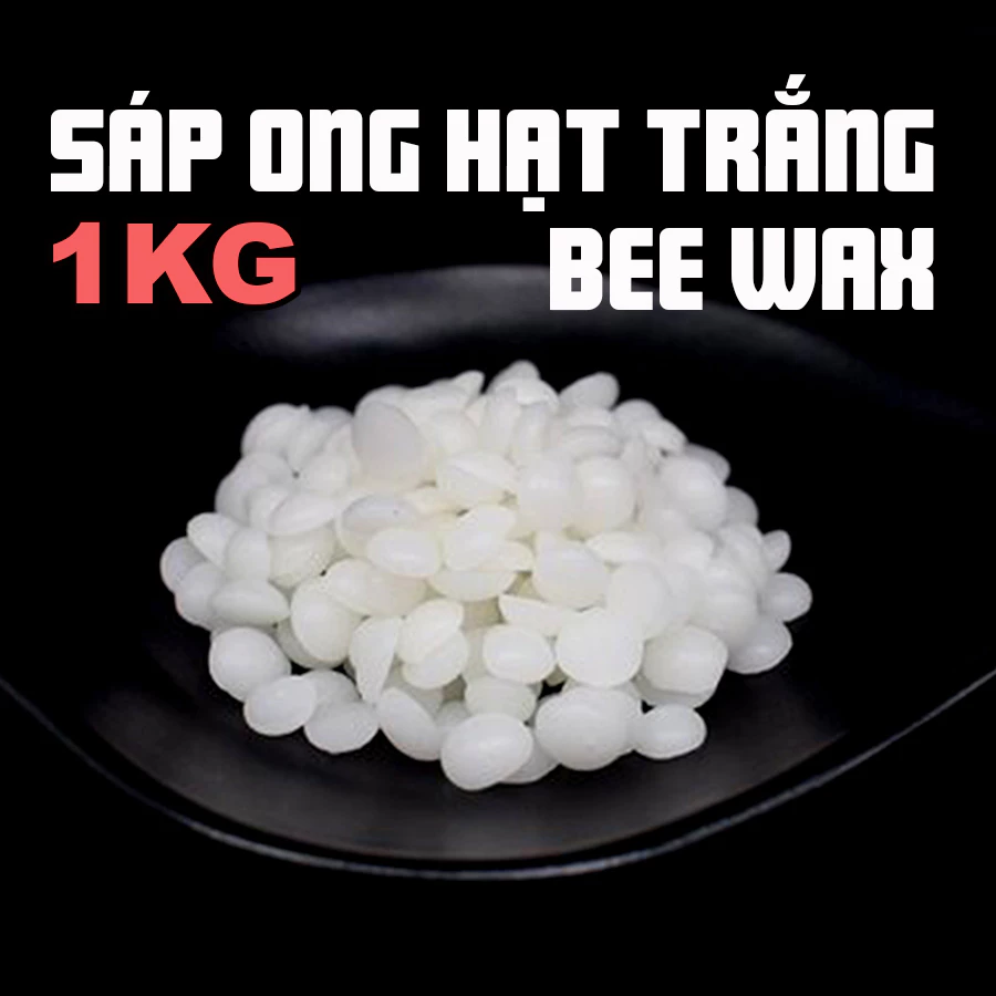 Sáp Ong Hạt Trắng Bee Wax - Nguyên Liệu Làm Nến Thơm, Làm Mỹ Phẩm Handmade