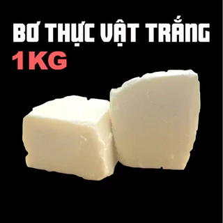 1KG Bơ Trắng - Bơ Thực Vật Làm Nến Ly Cốc, Nến Thờ Cúng Tealight - Nguyên Liệu Làm Nến Thơm Handmade DIY