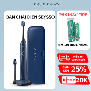 Bàn chải điện Seysso Planet MercurX - công nghệ sonic, 1 đầu chải đi kèm, trạm sạc không dây