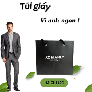 (Túi giấy và Hộp )Combo Vì Anh Ngon X2 Manly Dành cho Sữa tắm gội Cỏ Cây Hoa Lá 320g & Gel vệ sinh nam 150g  SB Startup