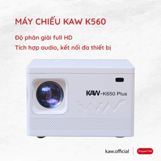 Máy chiếu mini Kaw K650 Plus - Kết Nối WIFI, Bluetooth, Audio Sinh Động, Hệ Điều Hành Android.