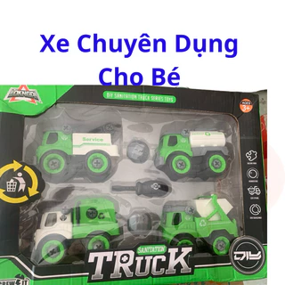 Bộ đồ chơi xe , xe chuyên dụng cho bé giúp bé học hỏi và sáng tạo