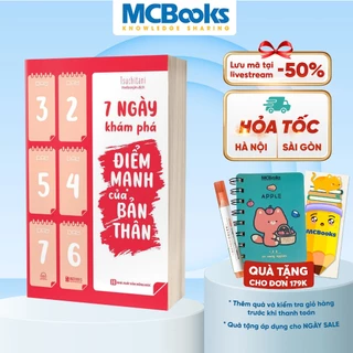 Sách - 7 ngày khám phá điểm mạnh của bản thân - Bizbooks 2023