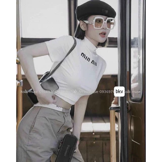 [ Rẻ vô địch ] Áo croptop chất bozip tăm - miumiu