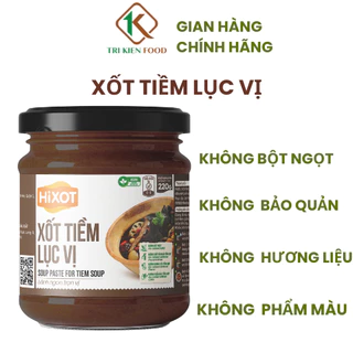 [VEGAN] XỐT TIỀM LỤC VỊ HiXOT hũ 220gram, tiềm gà, vịt, bồ câu