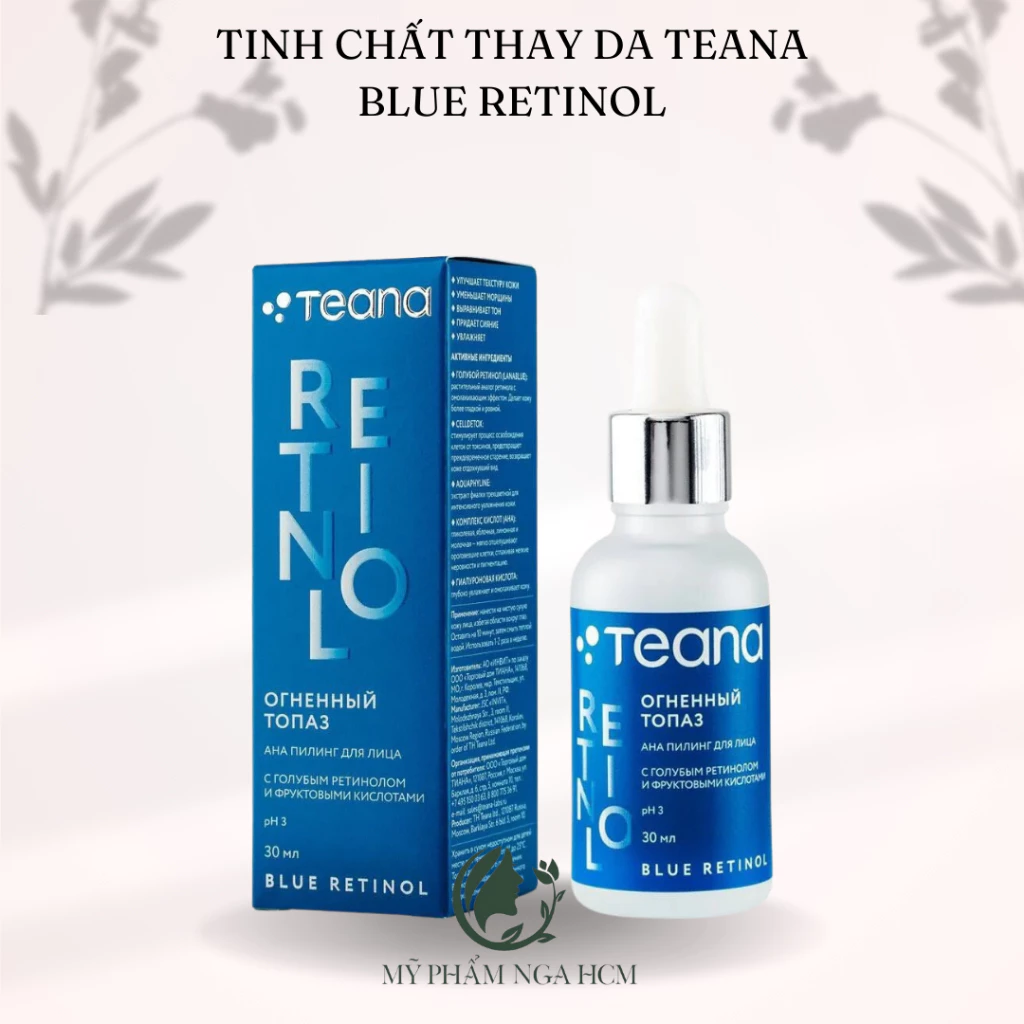 Tẩy da chết hóa học Peel da Teana Retinol tím