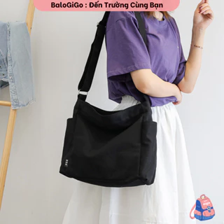 Túi đeo chéo nữ vải canvas đi học đi chơi phong cách Hàn Quốc dễ phối đồ - TDC96