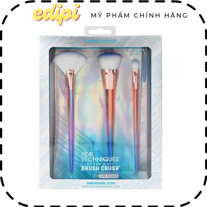 [FREESHIP] Bộ Cọ Real Techniques Dimensional Glow Limited Edition