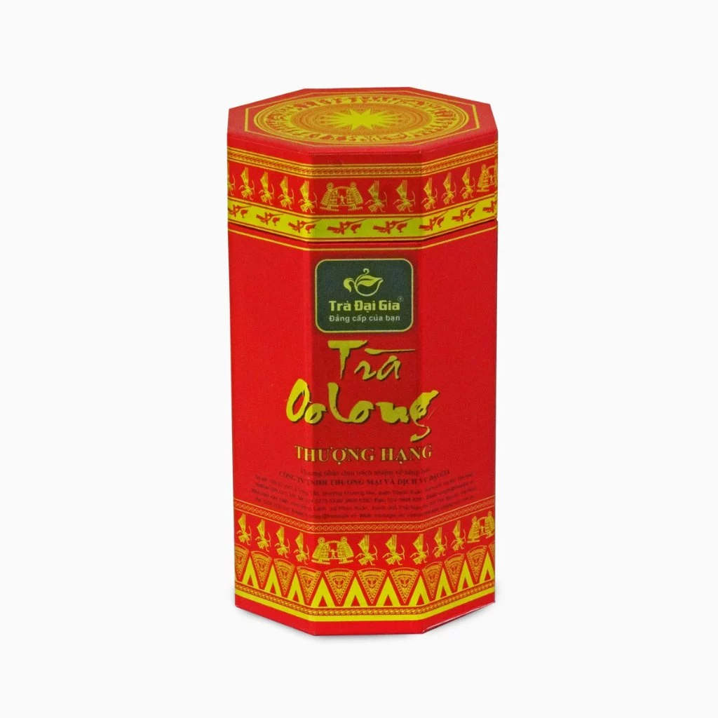 Trà Oolong thượng hạng hộp bát giác 150g - Trà Đại Gia