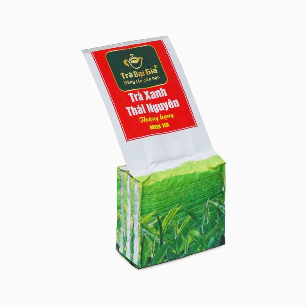 Trà Xanh Thái Nguyên Thượng Hạng 100g (túi nhôm hút chân không)