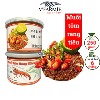 Muối tôm rang tiêu siêu cay 250g chấm hải sản, các loại thịt, trái cây,...