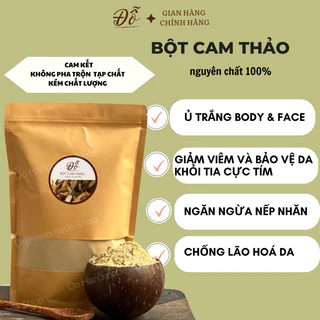 100G ; 250G Bột cam thảo nguyên chất 100% - giảm mụn, trắng da, mờ thâm nám , ngừa lão hoá ,  Đỗ Shop