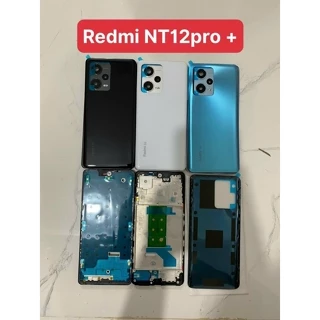 VỎ BỘ ZIN REDMI NOTE 12 PRO+ ( Có phím nhựa, kính cam đầy đủ theo vỏ )