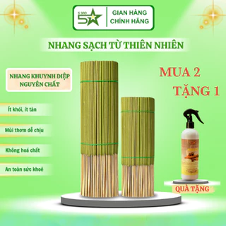 Nhang Khuynh Diệp 5SAO, nhang sạch đuổi muỗi, thờ cúng hàng ngày,hương thơm thanh mát, nhẹ nhàng,, thanh lọc không khí.