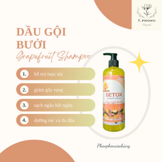 Dầu gội bưởi Dedox collagen Đức Anh "chính hãng" sạch gầu - hết ngứa hỗ trợ mọc tóc,dưỡng tóc và giảm gãy rụng