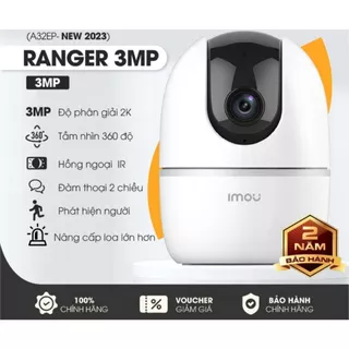 Camera Imou A32EP 3.0MP Hoặc A22EP 2.0MP Xoay 360đ , C22EP Cố định, Chính hãng, Fullbox Nguyên seal