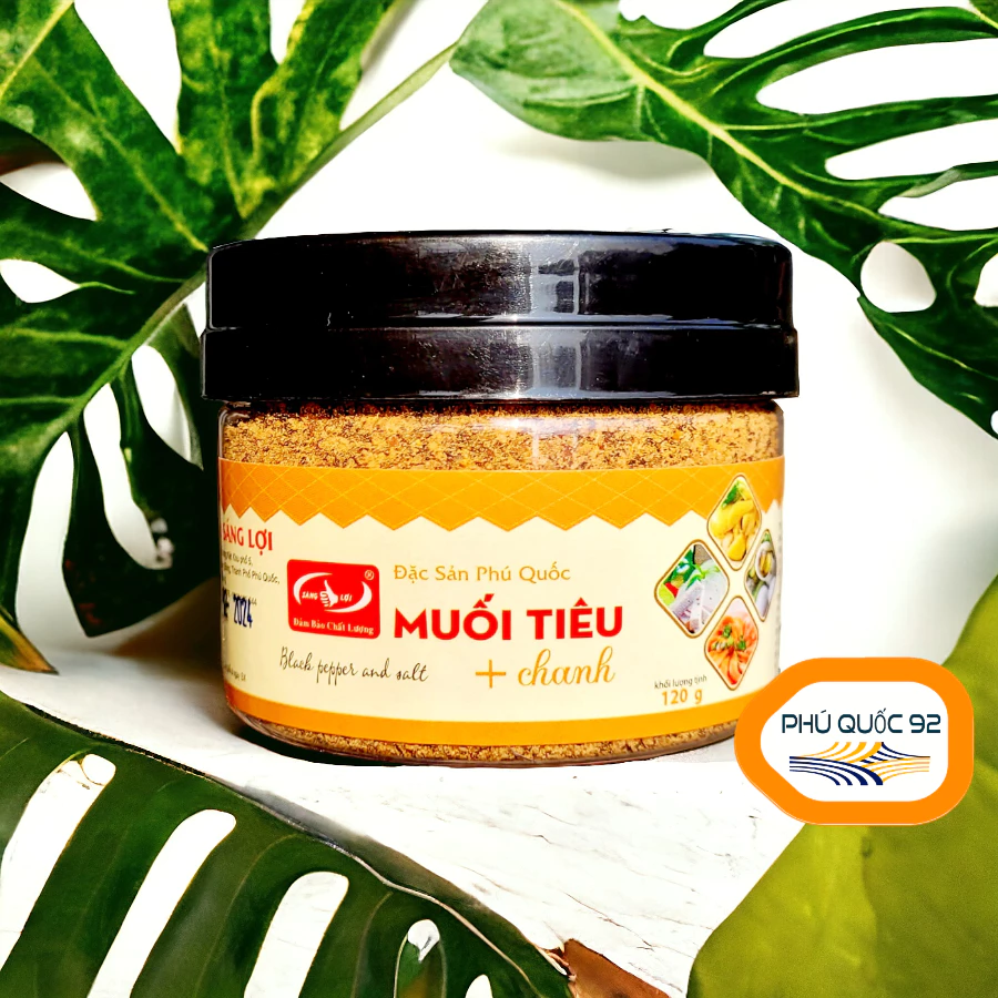 Muối Tiêu Chanh Phú Quốc hủ 120g