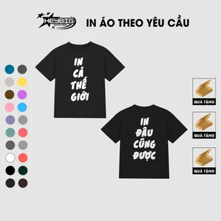 IN THEO YÊU CẦU BIẾN ÁO THUN CỦA BẠN TRỞ NÊN PHONG CÁCH - Áo thun local brand 100% cotton áo babytee thoáng mát IN001