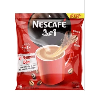Nescafe 3in1 vị nguyên bản (bịch 46 gói x 16gr)