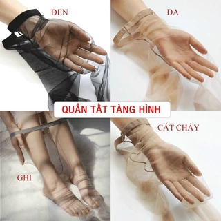 Quần tất tàng hình vỏ trắng - quần tất giấy siêu trong siêu dai che khuyết điểm thon chân tệp da