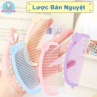 Lược chải tóc bán nguyệt mini 3.9*10.8cm xinh xắn cho bạn gái Hồ Lô Kids