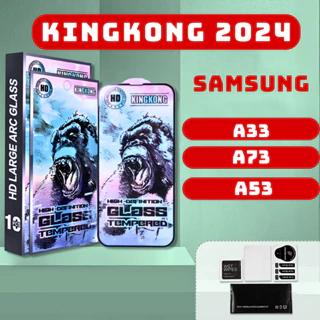 Kính cường lực  Samsung A33, A73, A53 5G kingkong xanh | Miếng dán bảo vệ màn hình ss galaxy | opkem