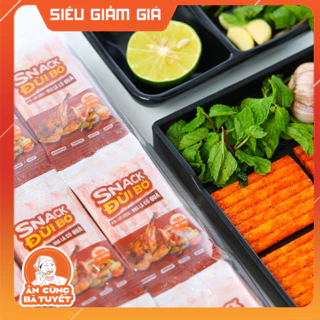 Combo 12 gói snack Đùi Bò Quay làm từ bột mì - Ăn Cùng bà Tuyết