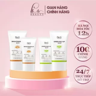 Kem Chống Nắng Dr.G Nâng Tông Brightening Up và Dưỡng Ẩm Soothing Up Sun SPF50+ PA+++ 10ML/20ML/50ML