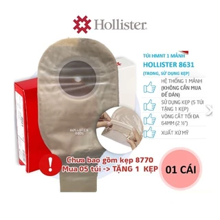 Túi Hậu Môn Nhân Tạo 1 Mảnh Hollister 8631 (Trong, Sử Dụng Kẹp) | Túi Phân, Hậu Môn Tạm