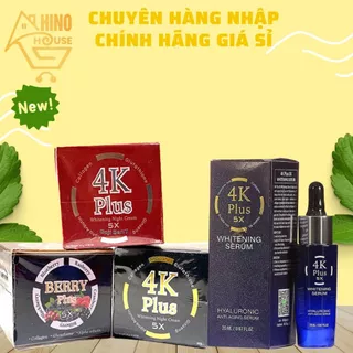 Kem - Serum Dưỡng Trắng 4K PLUS Whitening Night Cream 20g - Thái Lan Chính Hãng Giá Tốt - Hinohouse