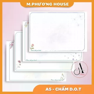 Sổ luyện chữ đẹp A4 - Calligraphy - chấm D.O.T